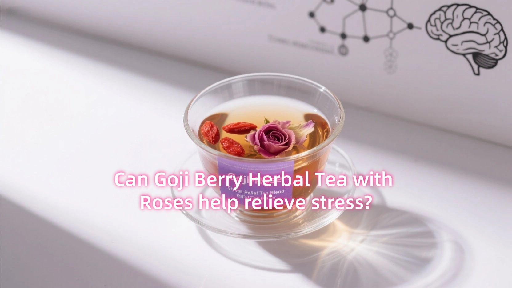 Can Goji Berry Herbal Tea with Roses help relieve stress?